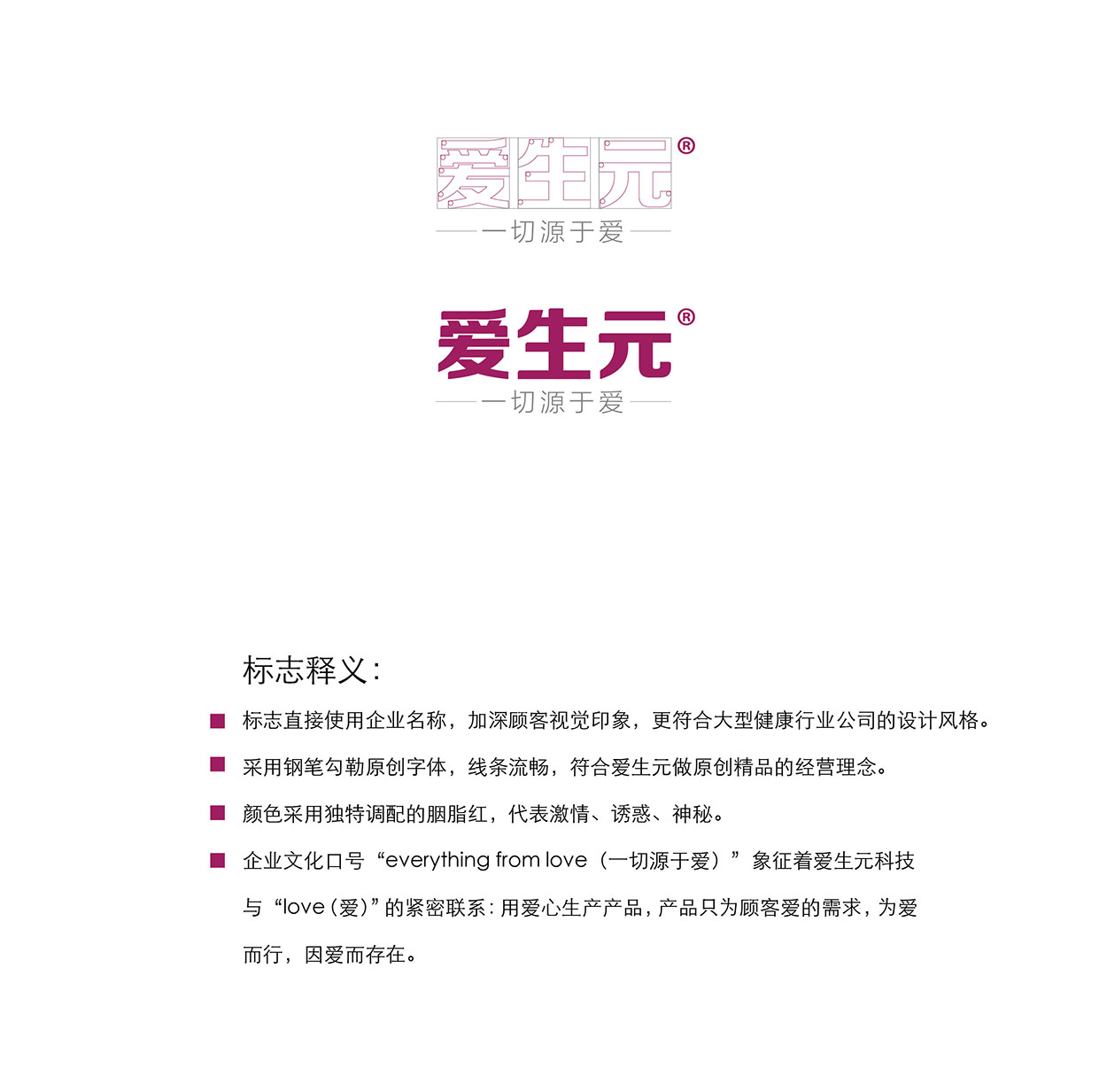 产品logo设计-爱生元
