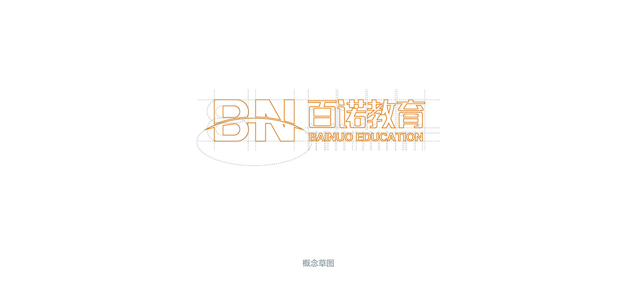 学校logo设计-百诺教育