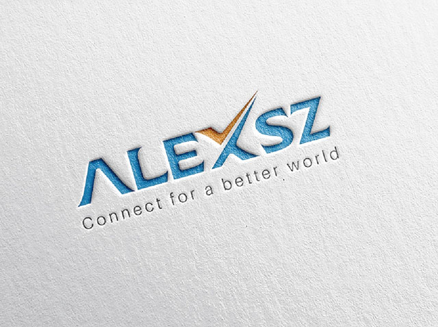 深圳电子logo设计-ALEXSZ公司标志设计