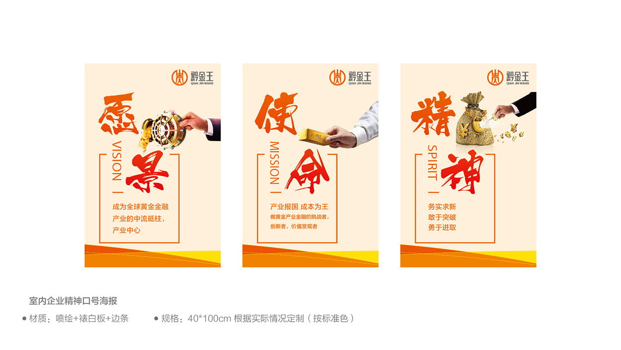 深圳金融logo设计作品案例欣赏-黔金王品牌策划