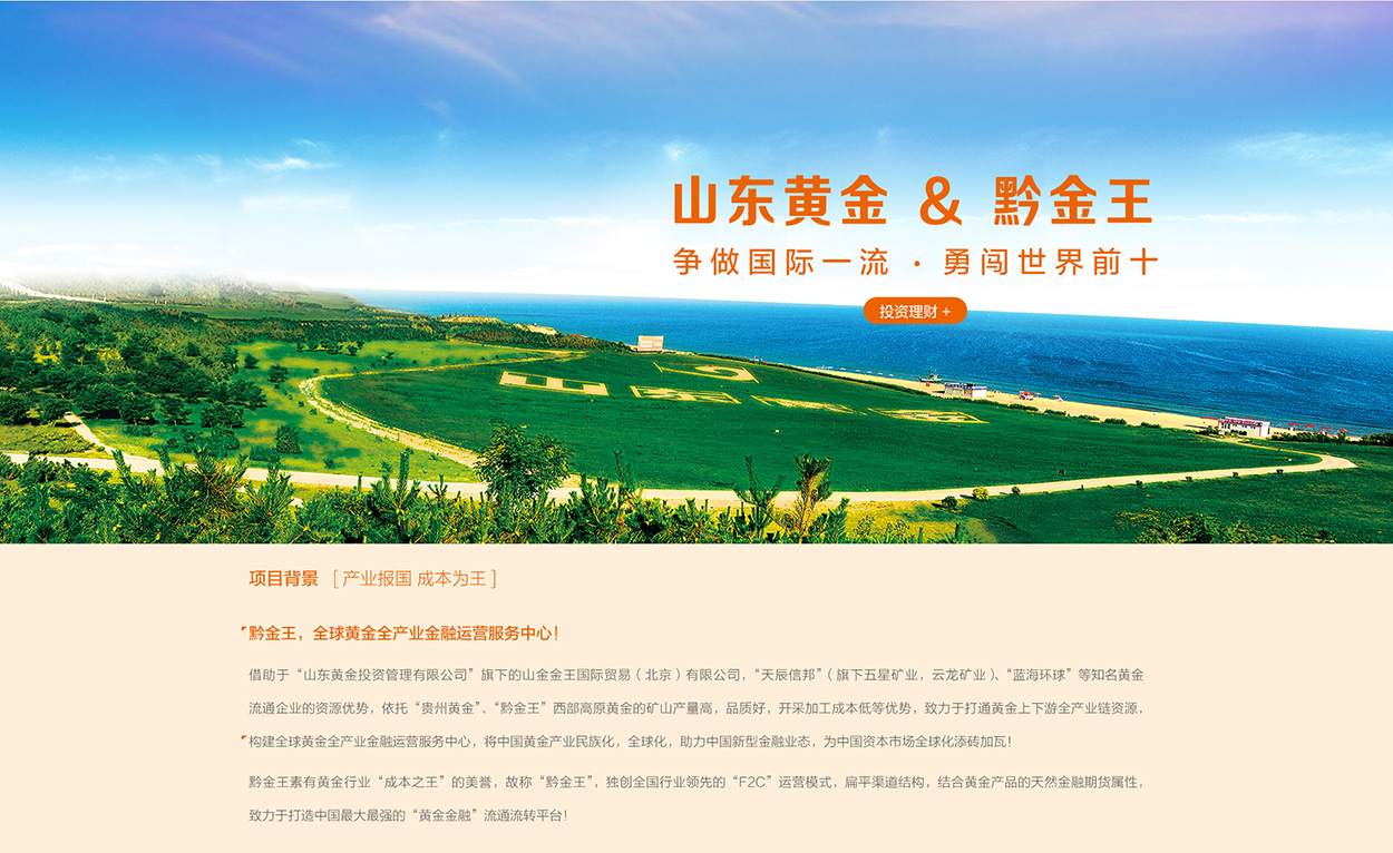 深圳金融logo设计作品案例欣赏-黔金王品牌策划